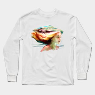 Water Art Long Sleeve T-Shirt